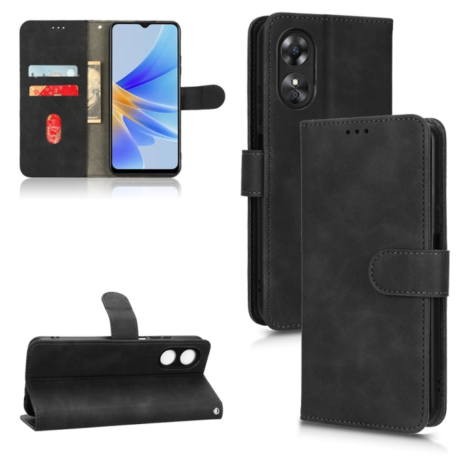 Skin Feel Magnetic Flip Leather Phone Case, For Infinix Note 10, For Motorola Moto G62 4G, For Sharp Aquos Sense 7 Plus, For OPPO A17