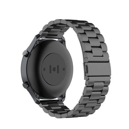 For Xiaomi Watch Color 22mm Three Beads Steel Wrist Strap Watchband