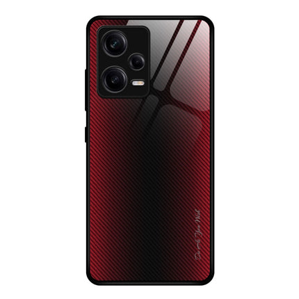 Texture Gradient Glass TPU Phone Case, For Xiaomi Redmi Note 12 China, For Xiaomi Redmi Note 12 Pro 5G China, For Xiaomi Redmi Note 12 Pro+ China