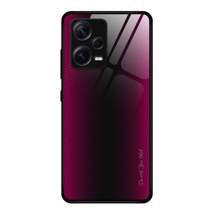 Texture Gradient Glass TPU Phone Case, For Xiaomi Redmi Note 12 China, For Xiaomi Redmi Note 12 Pro 5G China, For Xiaomi Redmi Note 12 Pro+ China