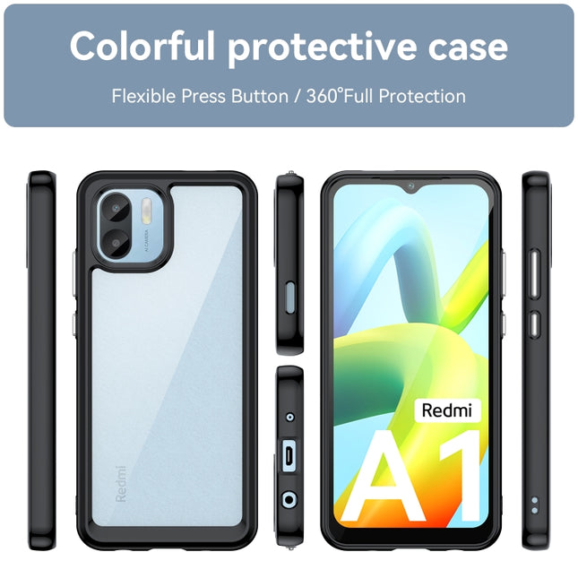 Colorful Series Acrylic + TPU Phone Case, For Xiaomi Redmi A1, For Samsung Galaxy A14 5G