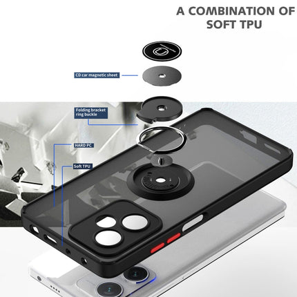 Q Shadow 1 Series TPU + PC Ring Holder Phone Case, For Xiaomi Redmi Note 12 China, For Xiaomi Redmi Note 12 Pro 5G China, For Xiaomi Redmi Note 12 Pro+ China