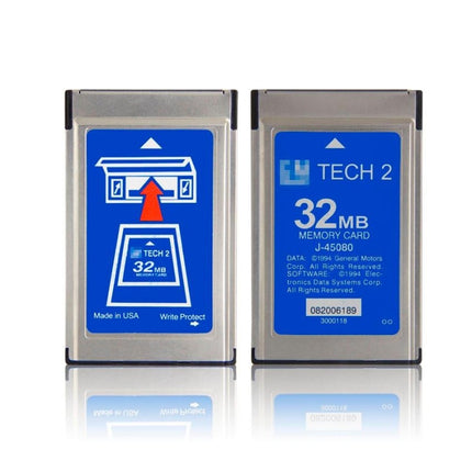 GM Tech T2 32MB Dedicated Data Card, English Version, For GM 1991-2013, For Opel 1997-2014, For Saab 1999-2012, For Isuzu 1996-2014, For Isuzu Can-line 2006-2010, For Suzuki 2000-2006, For Holden 1999-2013