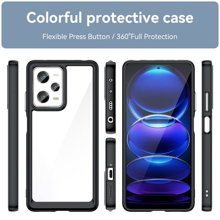 Colorful Series Acrylic + TPU Phone Case, For Xiaomi Redmi Note 12 Pro 5G, For Xiaomi Redmi Note 12 Pro 5G China