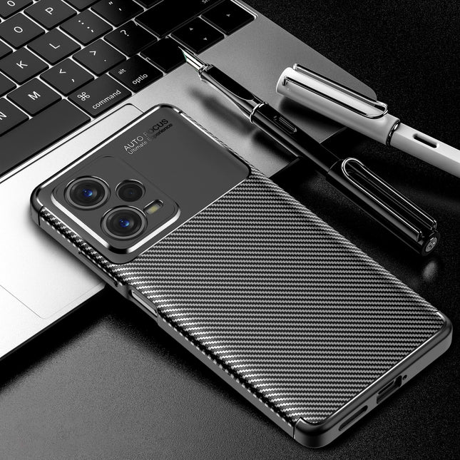 Carbon Fiber Texture Shockproof TPU Phone Case, For Xiaomi Redmi Note 12 China, For Xiaomi Redmi Note 12 Pro 5G China, For Xiaomi Redmi Note 12 Pro+ China
