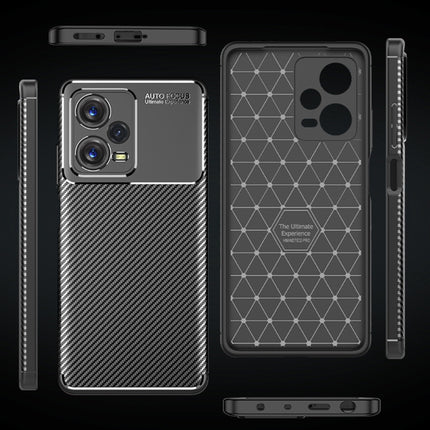 Carbon Fiber Texture Shockproof TPU Phone Case, For Xiaomi Redmi Note 12 China, For Xiaomi Redmi Note 12 Pro 5G China, For Xiaomi Redmi Note 12 Pro+ China