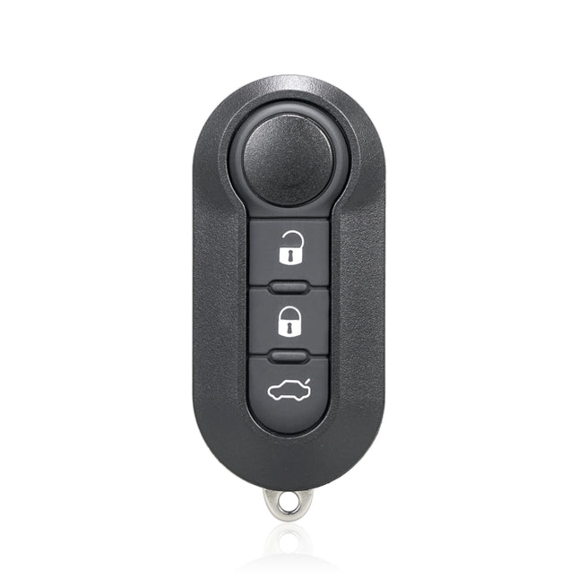 For Fiat 3 Button Folding Car Key Case Remote Control Shell SIP22, Black Switch Button, White Switch Button, Black Special Button, White Switch Trunk Button