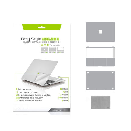 4 in 1 Upper Cover Film + Bottom Cover Film + Full-support Film + Touchpad Film Laptop Body Protective Film Sticker, For Retina 12 inch A1534, For Pro 13.3 inch A2159, For Air 13.3 inch A1466, For Pro Retina 13.3 inch A1425, For Pro 15.4 inch A1707    ...