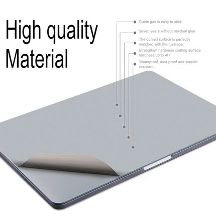 4 in 1 Upper Cover Film + Bottom Cover Film + Full-support Film + Touchpad Film Laptop Body Protective Film Sticker, For Retina 12 inch A1534, For Pro 13.3 inch A2159, For Air 13.3 inch A1466, For Pro Retina 13.3 inch A1425, For Pro 15.4 inch A1707    ...