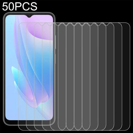 50 PCS 0.26mm 9H 2.5D Tempered Glass Film, For Blackview A52(50 PCS)