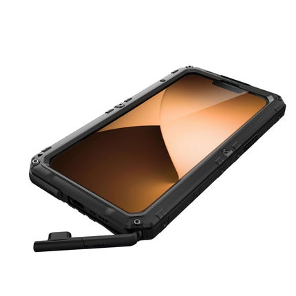 Shockproof Waterproof Dustproof Metal + Silicone Phone Case