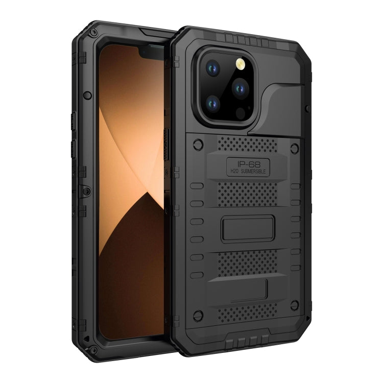 Shockproof Waterproof Dustproof Metal + Silicone Phone Case