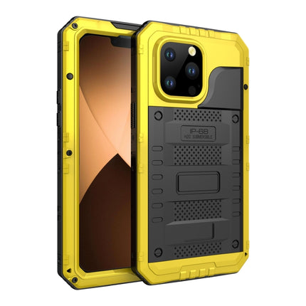 Shockproof Waterproof Dustproof Metal + Silicone Phone Case