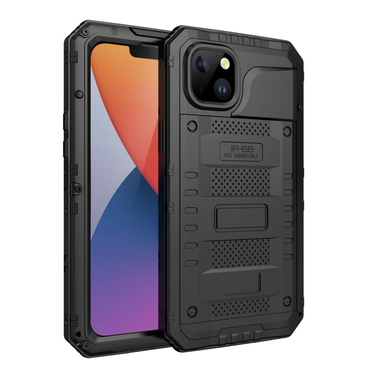 Shockproof Waterproof Dustproof Metal + Silicone Phone Case