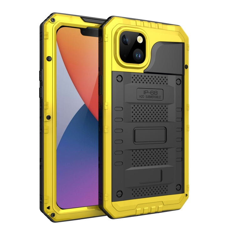 Shockproof Waterproof Dustproof Metal + Silicone Phone Case