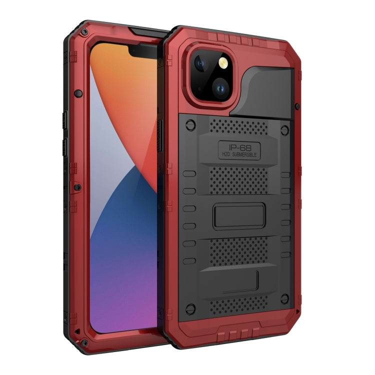 Shockproof Waterproof Dustproof Metal + Silicone Phone Case
