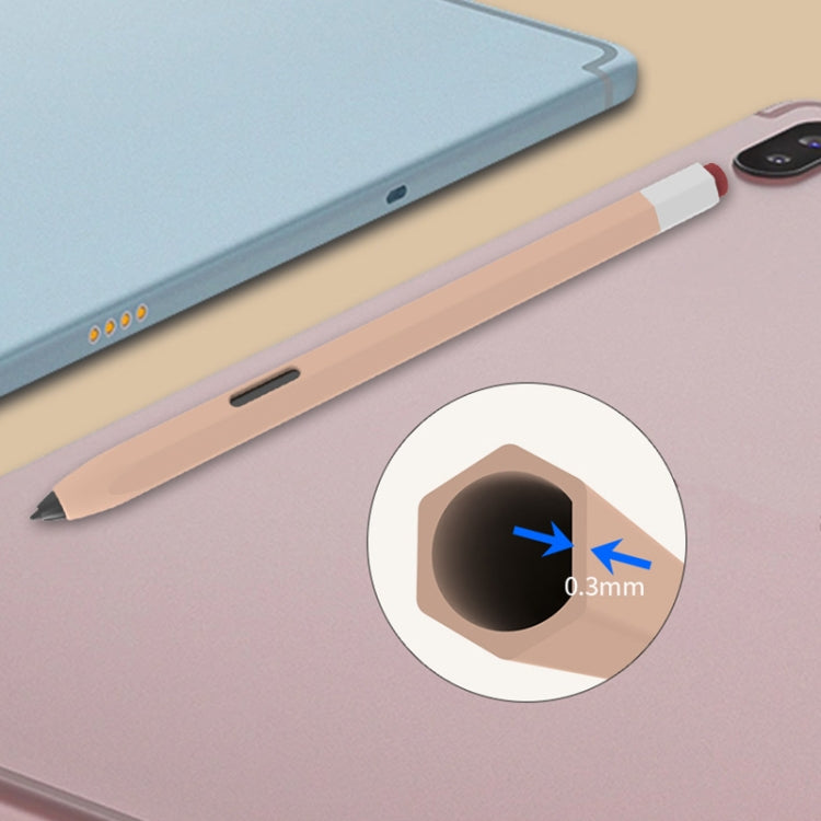 LOVE MEI Soft Silicone Gel Stylus Pen Protective Case, For Samsung Galaxy Tab S6 Lite P610/P615, For Samsung Galaxy Tab S7 / S7+ / S8 / S8+
