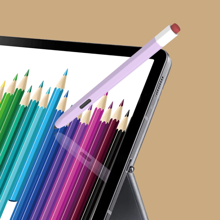 LOVE MEI Soft Silicone Gel Stylus Pen Protective Case, For Samsung Galaxy Tab S6 Lite P610/P615, For Samsung Galaxy Tab S7 / S7+ / S8 / S8+