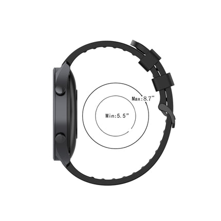 For Xiaomi Watch Color 22mm Quick Release Clasp Silicone Wrist Strap Watchband