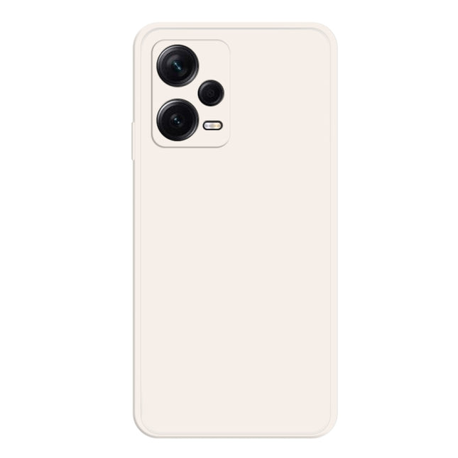 Imitation Liquid Silicone Straight Edge Phone Case, For Xiaomi Redmi Note 12 Pro+ China