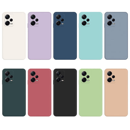 Imitation Liquid Silicone Straight Edge Phone Case, For Xiaomi Redmi Note 12 Pro+ China