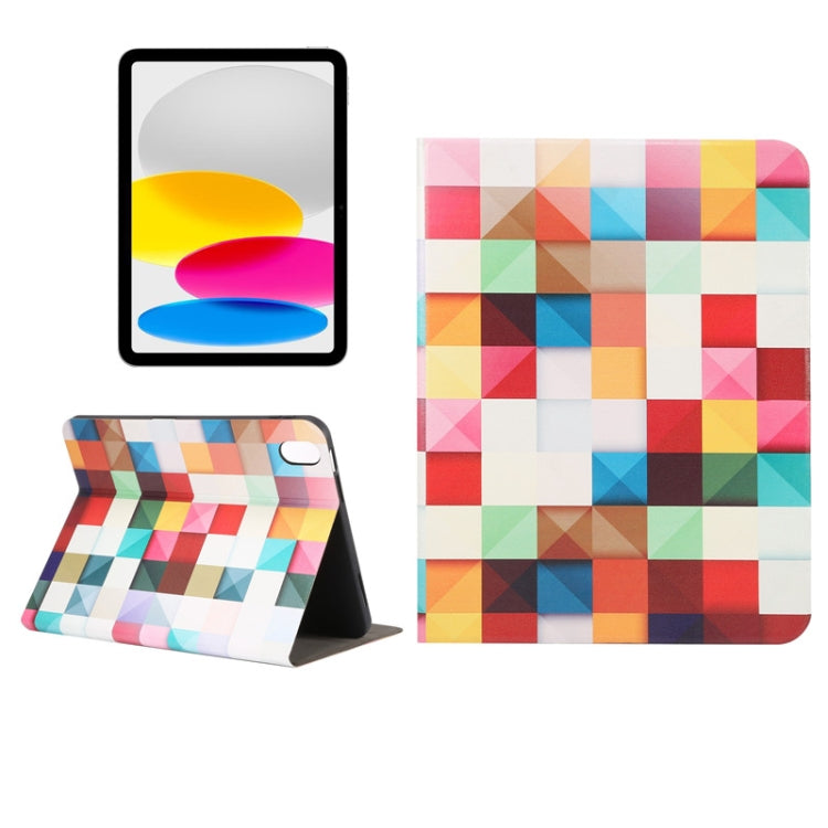 Painted Voltage Pen Slot Tablet Smart Case, For iPad 10th Gen 10.9 2022, For iPad Pro 11 2022/2021/2020/2018 / Air 10.9 2022/2020