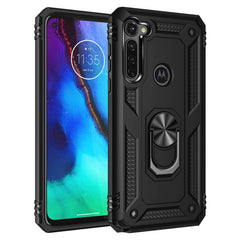 Funda protectora de TPU + PC a prueba de golpes con soporte giratorio de 360 ​​grados, para iPhone SE 2022 / SE 2020, para Galaxy A21, para Galaxy A11 EU, para Motorola Moto G Stylus