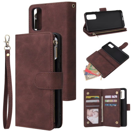Multifunctional Horizontal Flip Leather Case, with Card Slot & Holder & Zipper Wallet & Photo Frame, For Samsung Galaxy S10 Lite, For Samsung Galaxy S20+, For Galaxy S20+, For Samsung Galaxy S20 Ultra, For Galaxy S20 Ultra, For Samsung Galaxy S20      ...