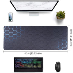 Anti-Slip Rubber Cloth Surface Game Mouse Mat Keyboard Pad, 60 x 30 x 0.2cm, 70 x 30 x 0.2cm