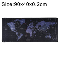 Anti-Slip Rubber Cloth Surface Game Mouse Mat Keyboard Pad, 80 x 30 x 0.2cm, 90 x 40 x 0.2cm