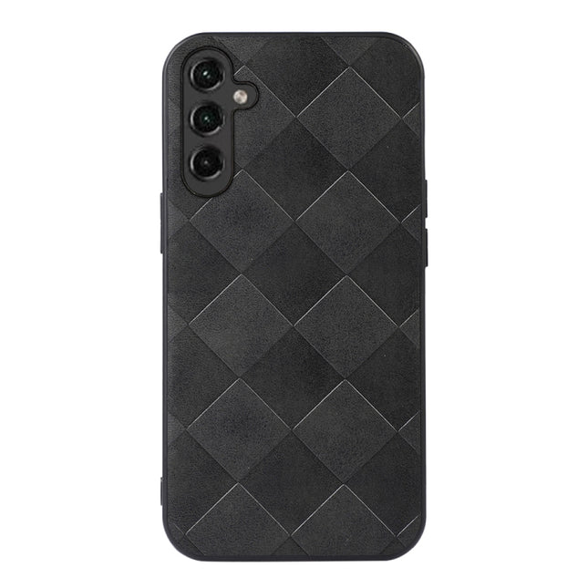 Weave Plaid PU Phone Case, For Samsung Galaxy A14 5G, For Samsung Galaxy S23+ 5G, For Samsung Galaxy S23 Ultra 5G