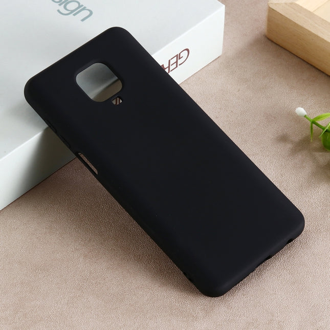 Solid Color Liquid Silicone Full Coverage Anti-fall Mobile Phone Protective Cover, For Xiaomi Redmi Note 9 Pro Max