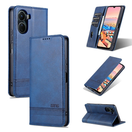 AZNS Magnetic Calf Texture Leather Phone Case, For vivo Y02s 4G/Y16 4G, For Honor X40