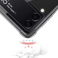GKK MagSafe Airbag Shockproof Phone Case with Ring Holder, For Samsung Galaxy Z Flip3 5G