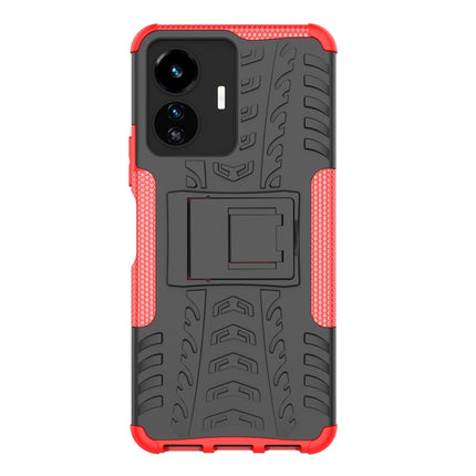 Tire Texture TPU + PC Phone Case with Holder, For vivo Y77, For Samsung Galaxy A04 / M13 5G, For Motorola Edge 2022