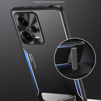 Blade Series TPU + Titanium Alloy Phone Case with Holder, For Xiaomi Redmi Note 12 Pro+ China