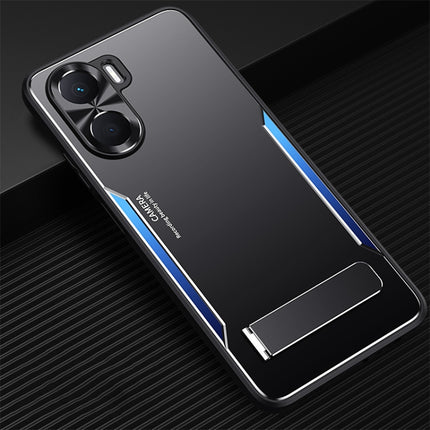 Blade Series TPU + Titanium Alloy Phone Case with Holder, For Xiaomi Redmi Note 12 Pro+ China, For Xiaomi Redmi Note 12 Pro 5G China, For Xiaomi Redmi Note 12 China, For Honor Play 40 Plus