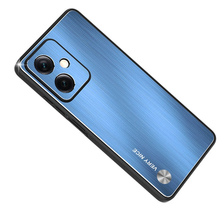 Metal Brushed Texture Shockproof Phone Case, For Xiaomi Redmi Note 12 Pro+ China, For Xiaomi Redmi Note 12 Pro 5G China, For Xiaomi Redmi Note 12 China