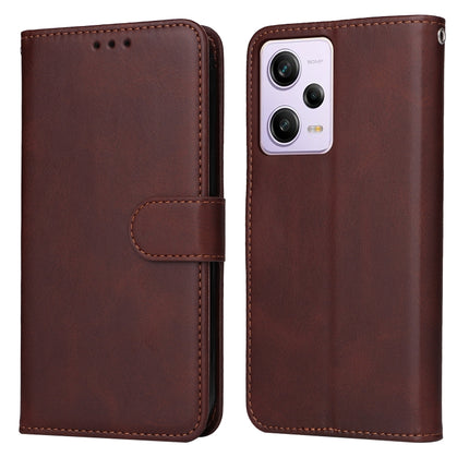 Classic Calf Texture Flip Leather Case, For Xiaomi Redmi Note 12 Pro+ China