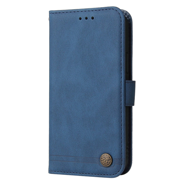 Skin Feel Life Tree Metal Button Leather Phone Case, For Xiaomi Redmi A1+, For Xiaomi Redmi 11 Prime 4G, For Xiaomi Redmi Note 12 China, For Xiaomi Redmi Note 12 Pro 5G China
