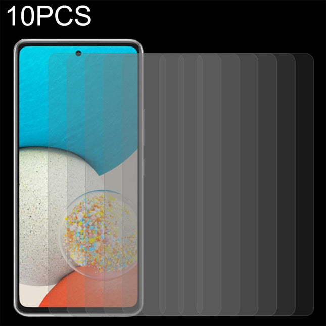 10pcs 0.26mm 9H 2.5D Tempered Glass Film, For Samsung Galaxy A54 5G (10 PCS)
