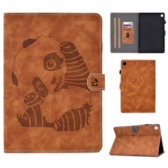 Embossing Sewing Thread Horizontal Painted Flat Leather Case with Sleep Function & Pen Cover & Anti Skid Strip & Card Slot & Holder, For Galaxy Tab A 8.0 (2015) T350, For Galaxy Tab A 10.5 T590, For Galaxy Tab S5e T720