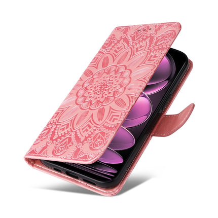 Embossed Sunflower Leather Phone Case, For Xiaomi Redmi Note 12 Pro+ China