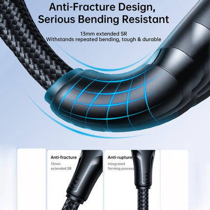 Cable de datos de carga rápida JOYROOM de 20 W tipo C a 8 pines de la serie Surpass, 0,25 m, 1,2 m, 2 m, 3 m