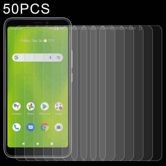 50pcs 0.26mm 9H 2.5D Tempered Glass Film, For Honor 80 / 80 SE(50 PCS), For Honor 80 Pro(50 PCS), For Cricket Debut Smart (50 PCS), For TCL 405 (50 PCS), For Sharp Rouvo V (50 PCS)