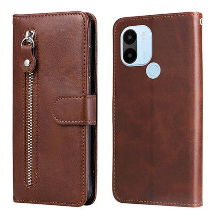 Calf Texture Zipper Leather Phone Case, For Xiaomi Redmi A1+, For Xiaomi Redmi 11 Prime 4G, For Xiaomi Redmi Note 12 China, For Xiaomi Redmi Note 12 Pro 5G China