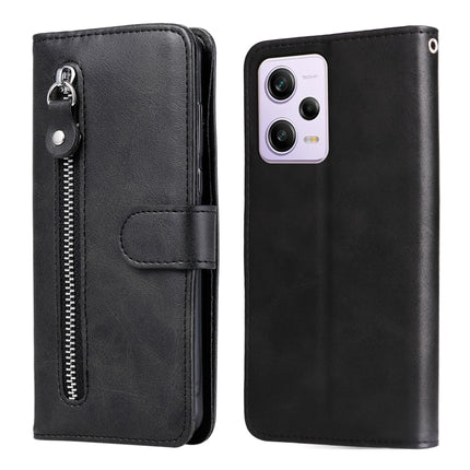 Calf Texture Zipper Leather Phone Case, For Xiaomi Redmi A1+, For Xiaomi Redmi 11 Prime 4G, For Xiaomi Redmi Note 12 China, For Xiaomi Redmi Note 12 Pro 5G China