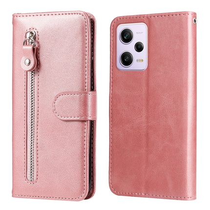 Calf Texture Zipper Leather Phone Case, For Xiaomi Redmi Note 12 Pro+ China