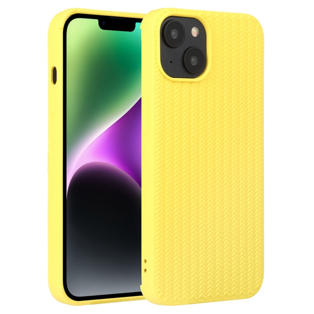 Weave Texture Silicone Phone Case, For iPhone 14, For iPhone 14 Plus