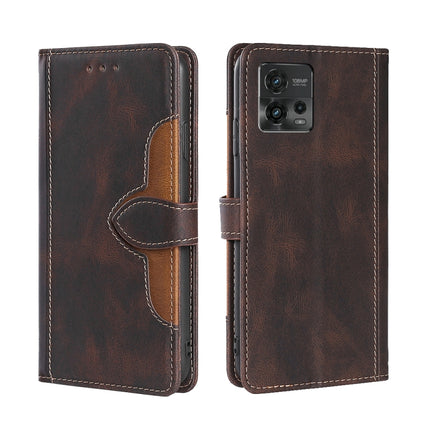 Skin Feel Magnetic Buckle Leather Phone Case, For Motorola Moto G72 4G, For vivo V25 Pro 5G, For Xiaomi Redmi Note 12 China, For Xiaomi Redmi Note 12 Pro 5G China, For Xiaomi Redmi Note 12 Pro+ China, For Xiaomi Redmi A1+ 4G